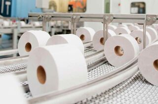 Применение клея для производства туалетной бумаги, бумажных полотенец и салфеток